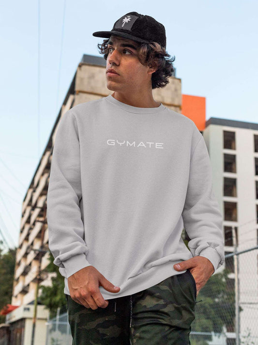 Mens Sweatshirts Original Gymate Logo [large/ctr] grey