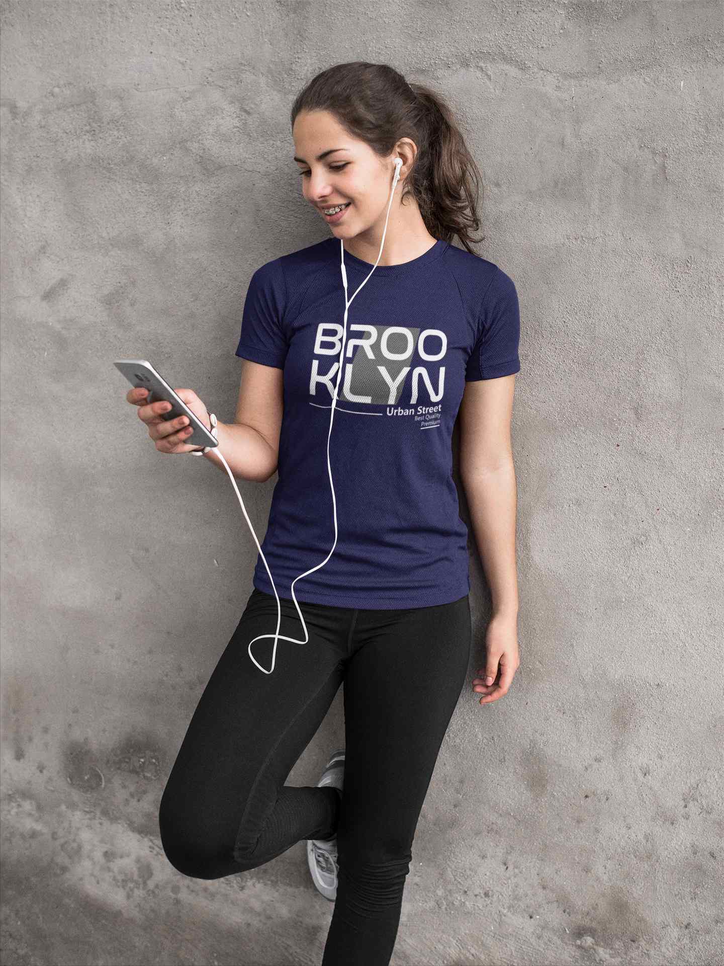 Slogan T Shirts Youth/Kids Motivational | Brooklyn navy girls