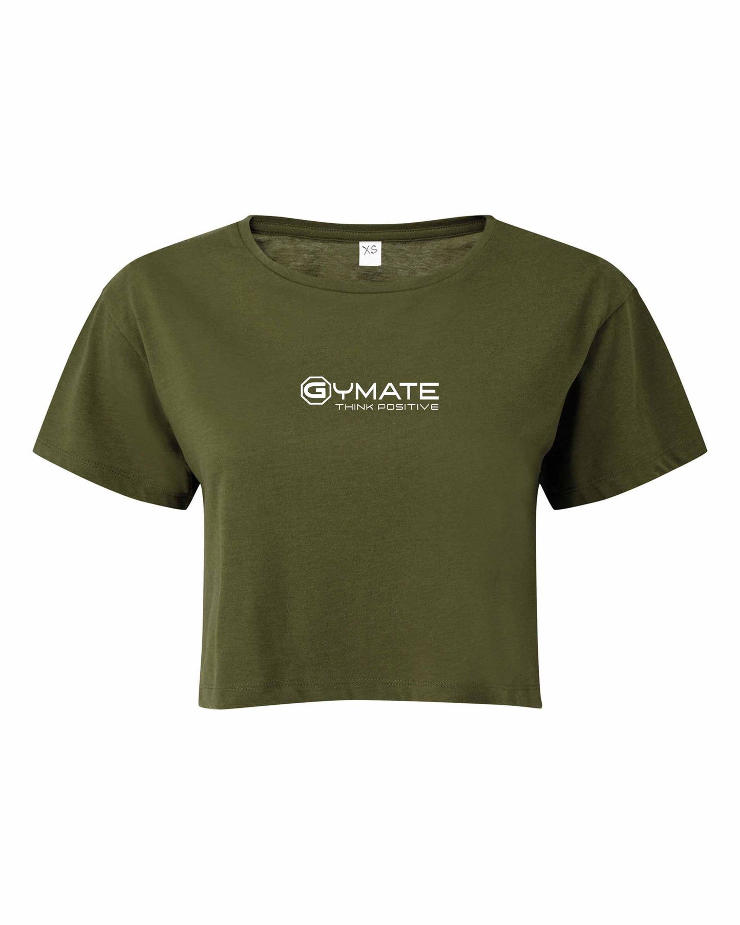 Womens Crop Tops Stylish Branded Activewear olive green