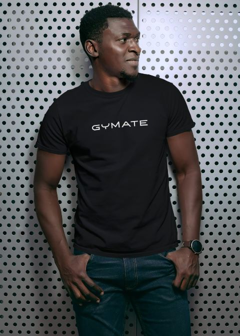 Mens T shirts Original Gymate branded black