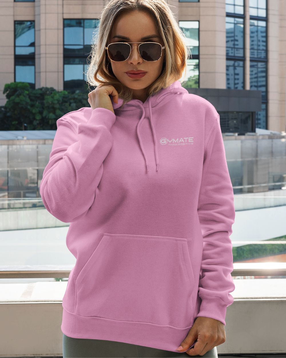 Ladies designer zip up hoodies top