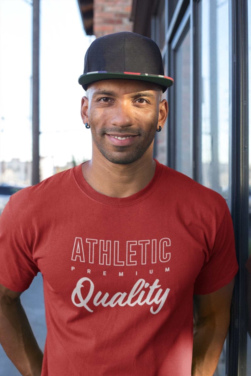 stylish t shirts Mens | mens summer t shirts | premium Athletic quality red