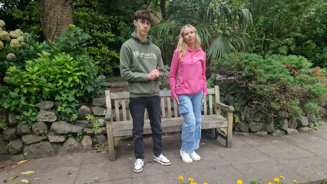 Man and woman wearing Gymate Athleisure for everyday fashion
