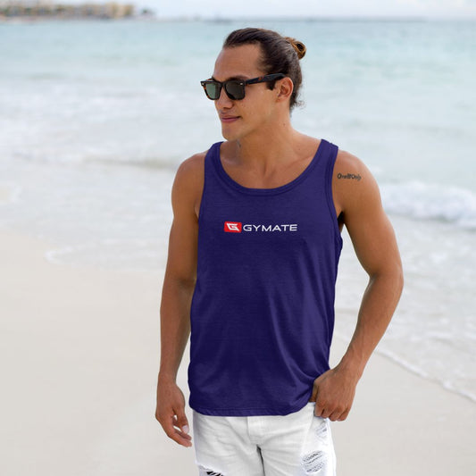 blue Affordable Gym Tank Top
