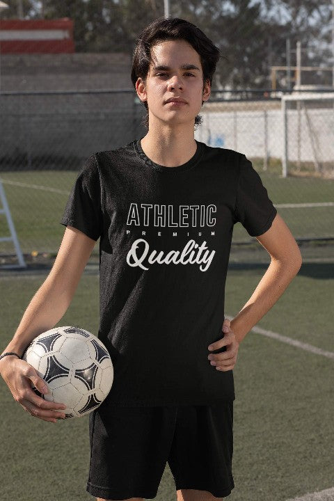 gymate pro teens t shirt athletic quality slogan t shirts boys black