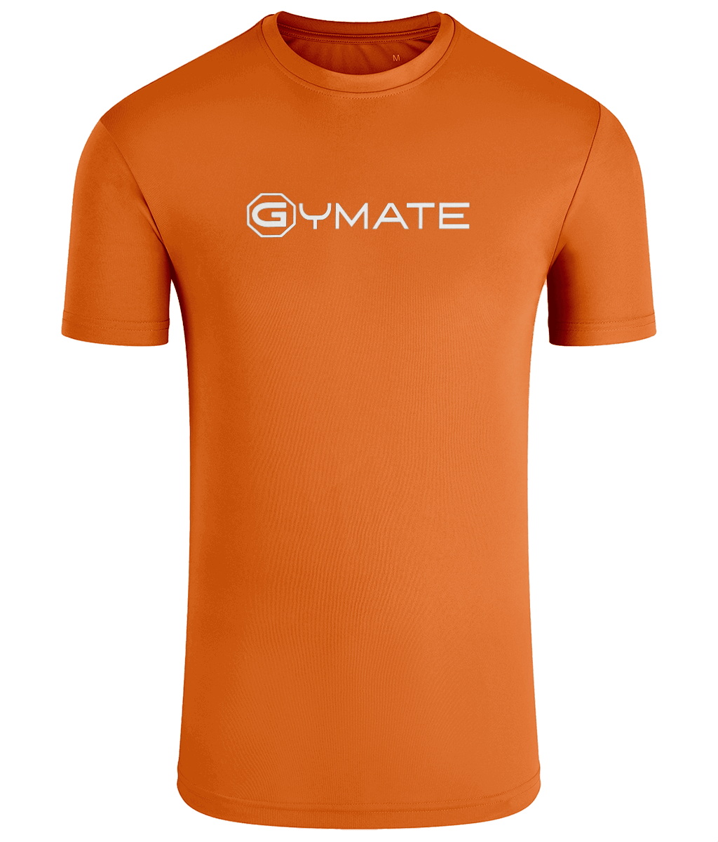 Performance Activewear T shirt Gymate Orange