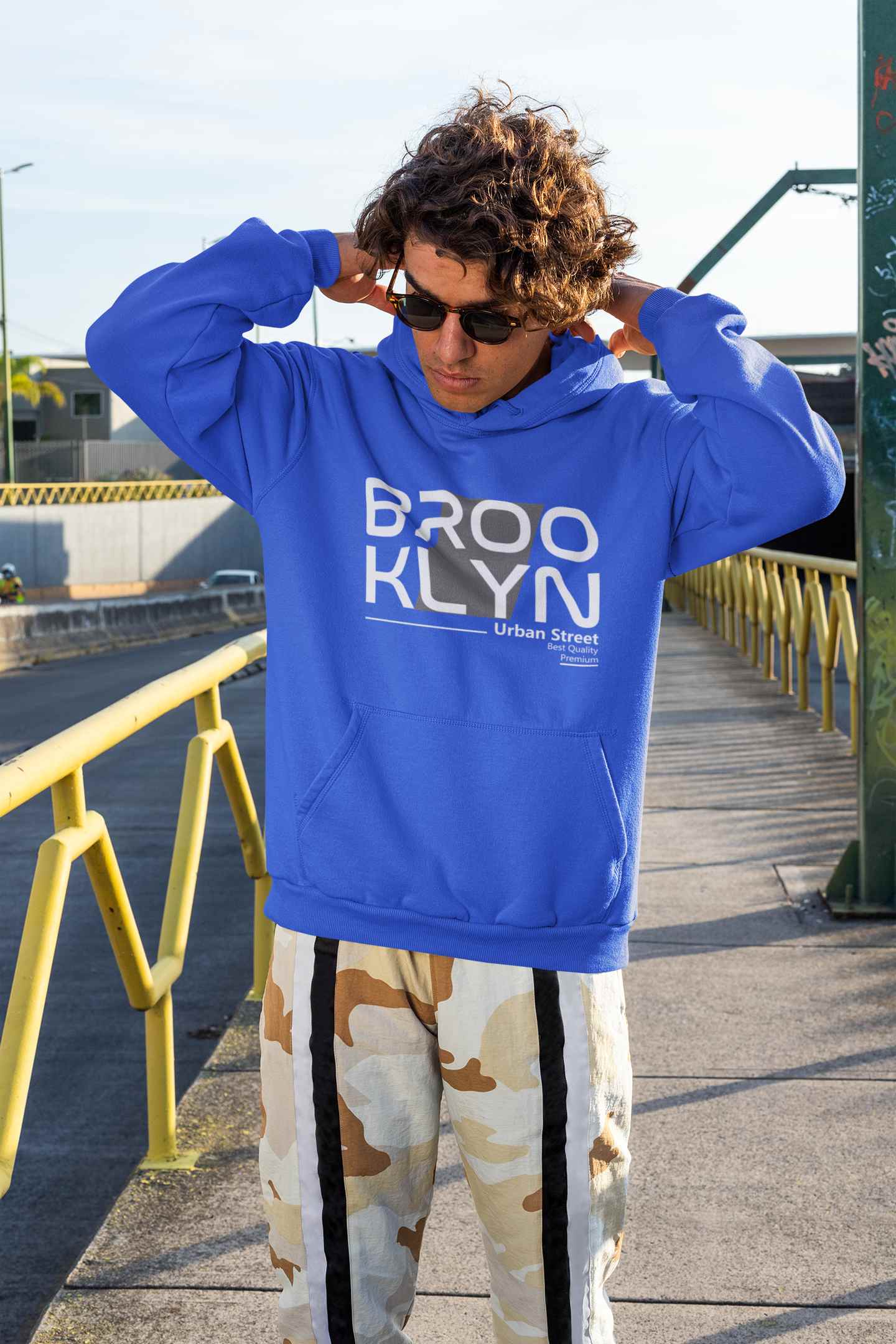Stylish Hoodies for Men | Brooklyn Activewear / Athleisure | blue