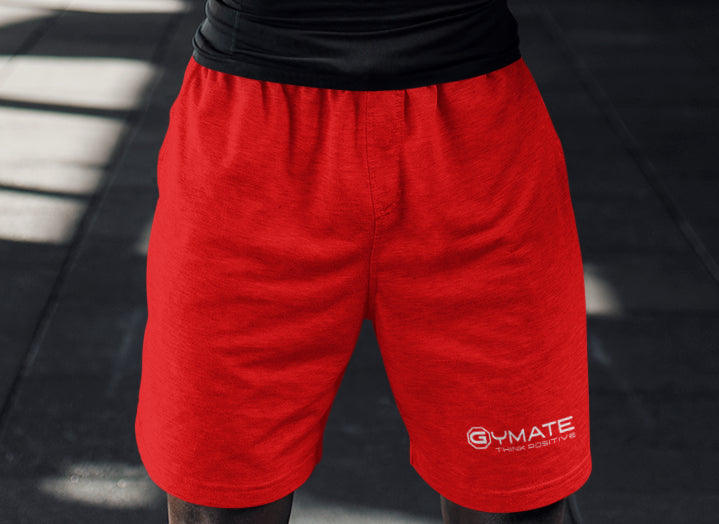 Activewear Mens Gym Shorts | Sweat Wicking Red swatch