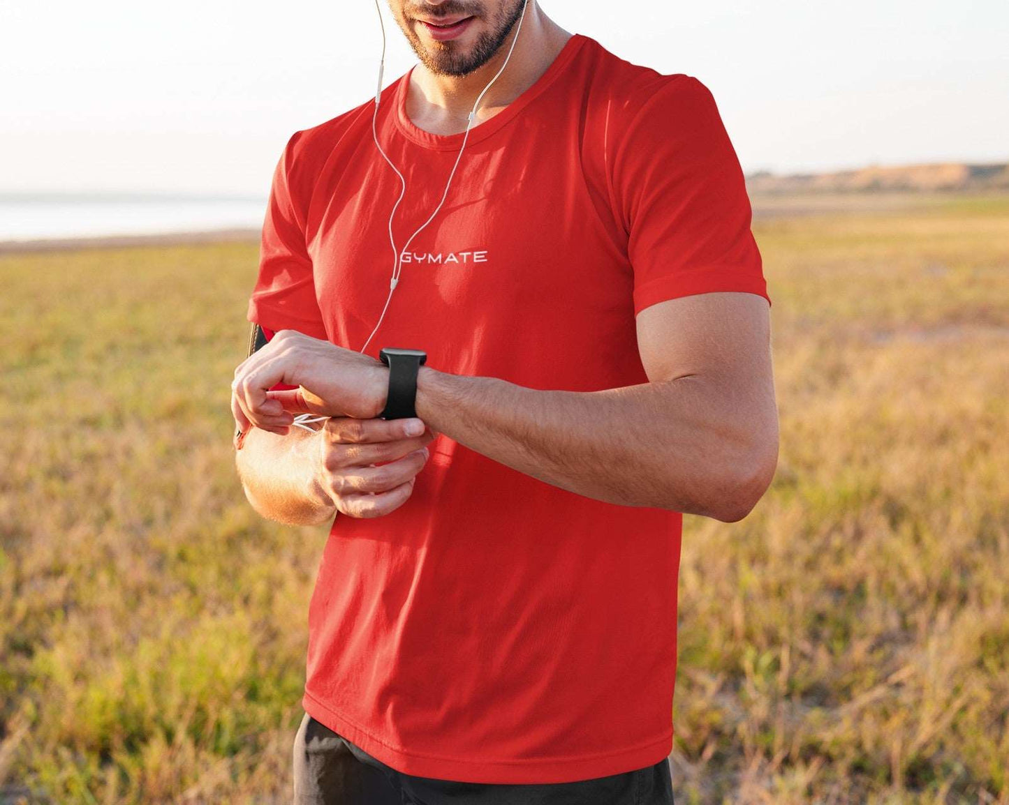 Running top recycled t-shirt Performance Activewear Original [sml/ctr] red