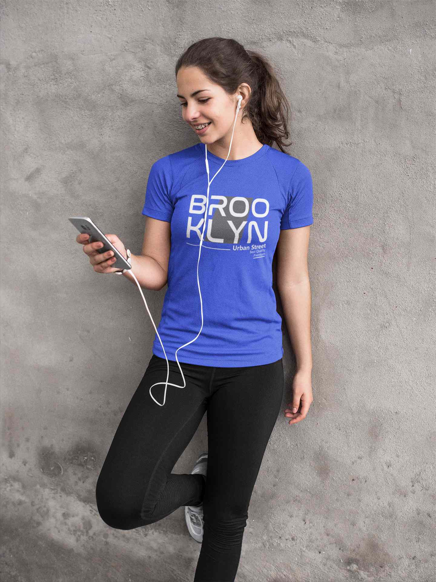 Slogan T Shirts Youth/Kids Motivational | Brooklyn blue girls