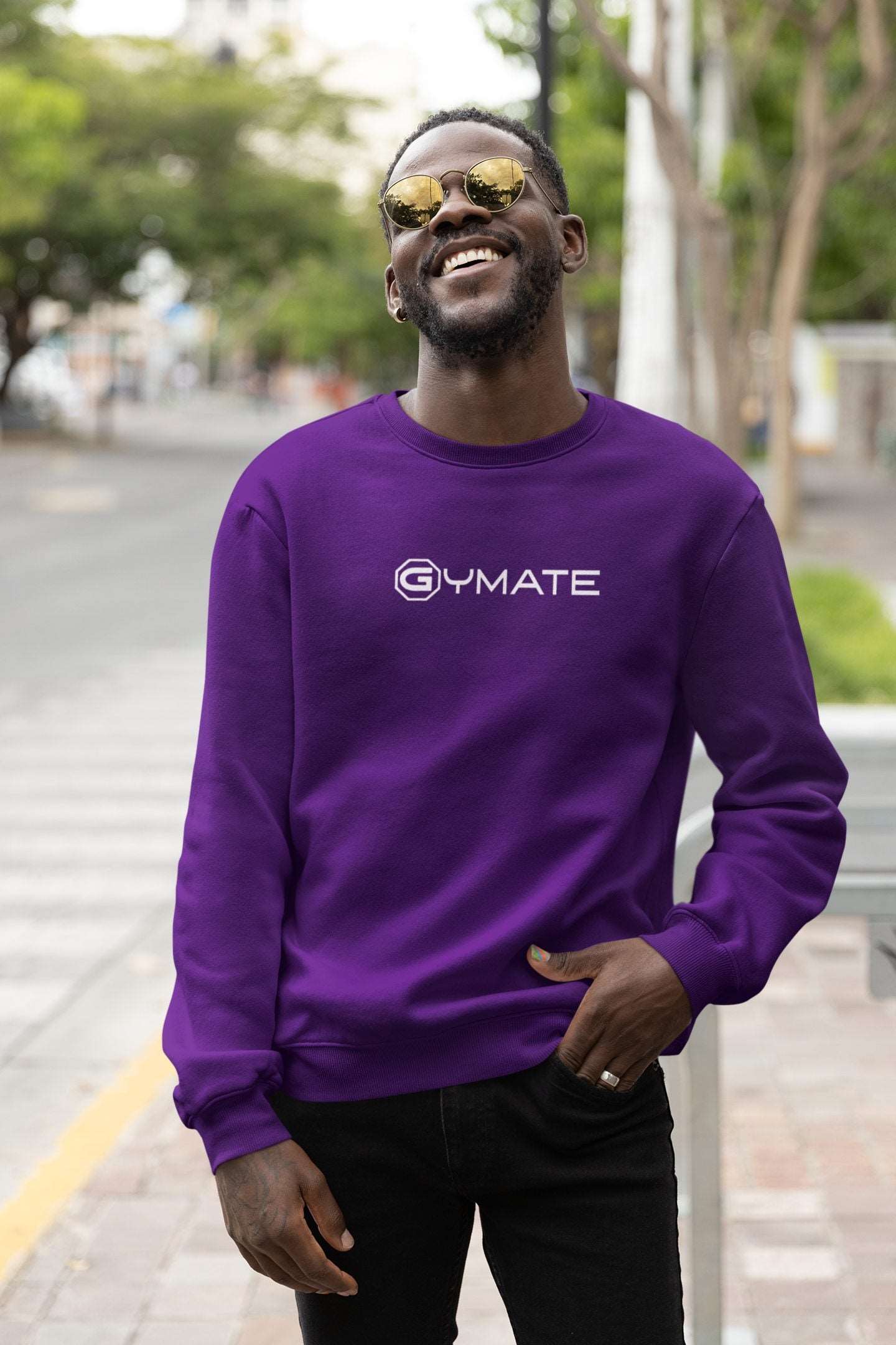 Mens Sweatshirt Gymate Logo [large/ctr]