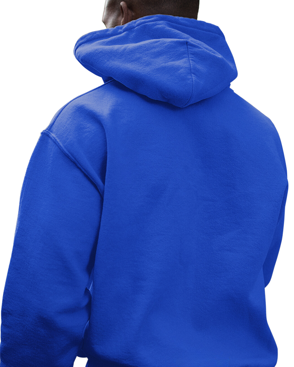 Royal blue Stylish mens hoodies back