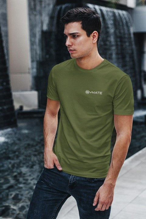 Mens T shirts Gymate [chest] green