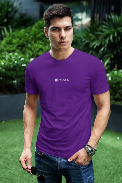 Mens T shirt Gymate ctr/sml purple