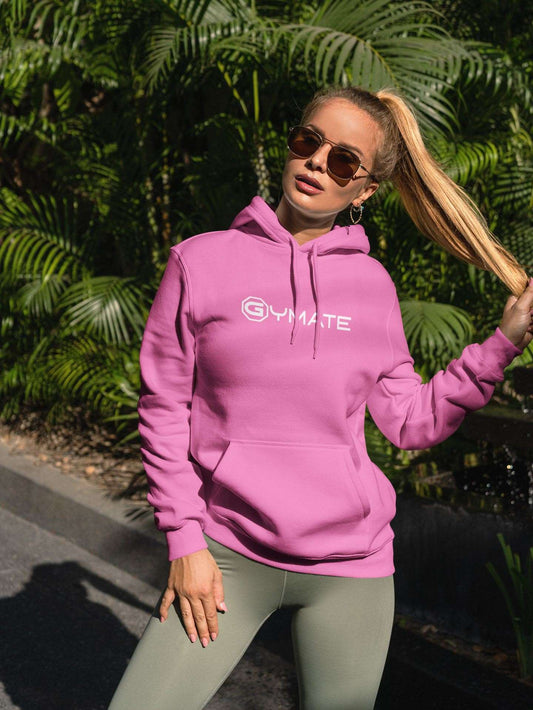 Womens Pink Designer Hoodies Gymate ctr large pink