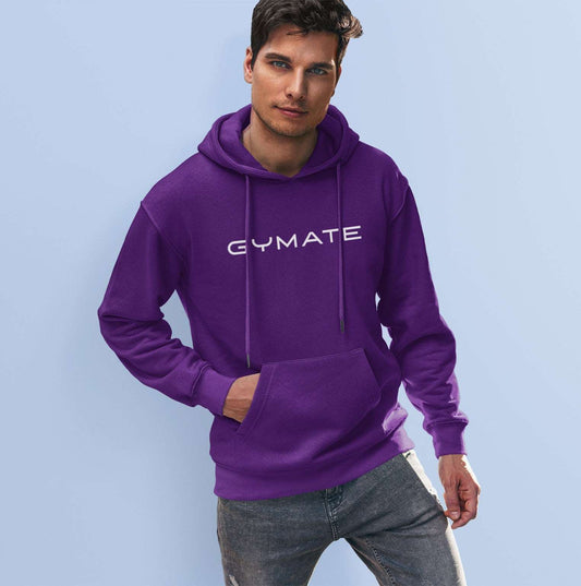 Mens purple Hoodies Designer Gymate Original logo [large] | Athleisure purple