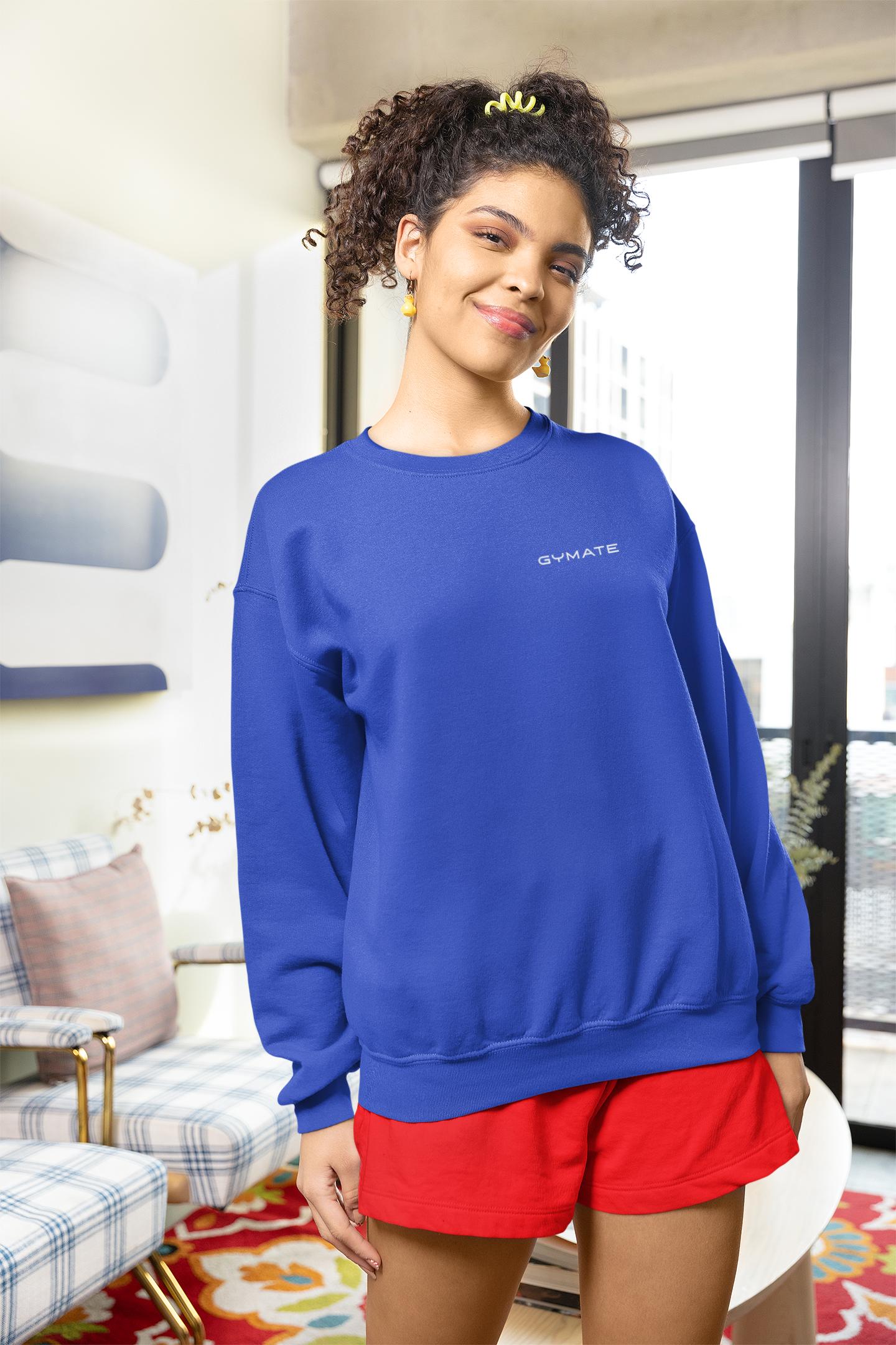 Womens Sweatshirts Original Gymate [chest] royal blue