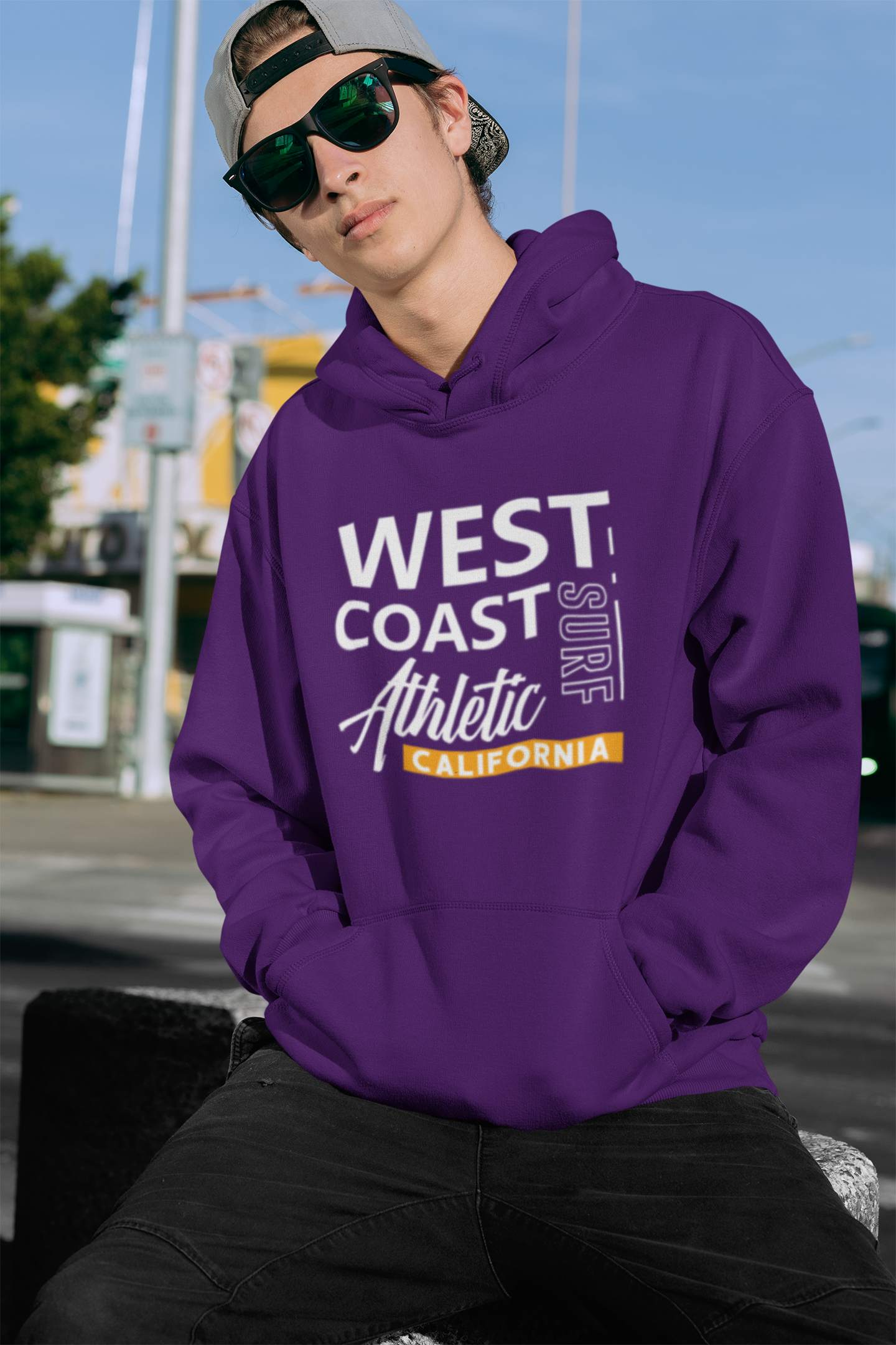 Stylish Hoodies for Men | West Coast Athletic Activewear / Athleisure purple