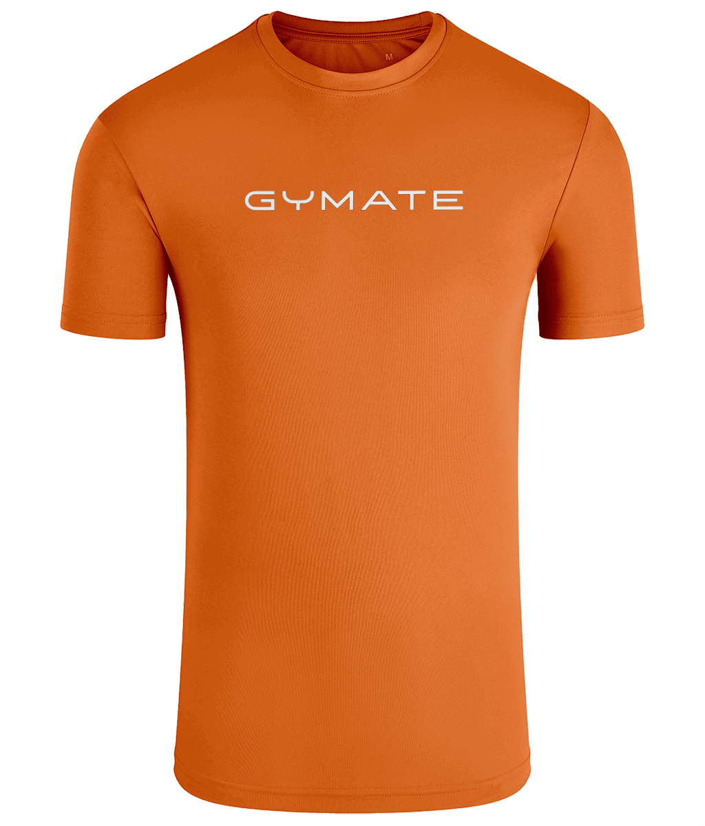 Performance Activewear T shirt Original Gymate Orange