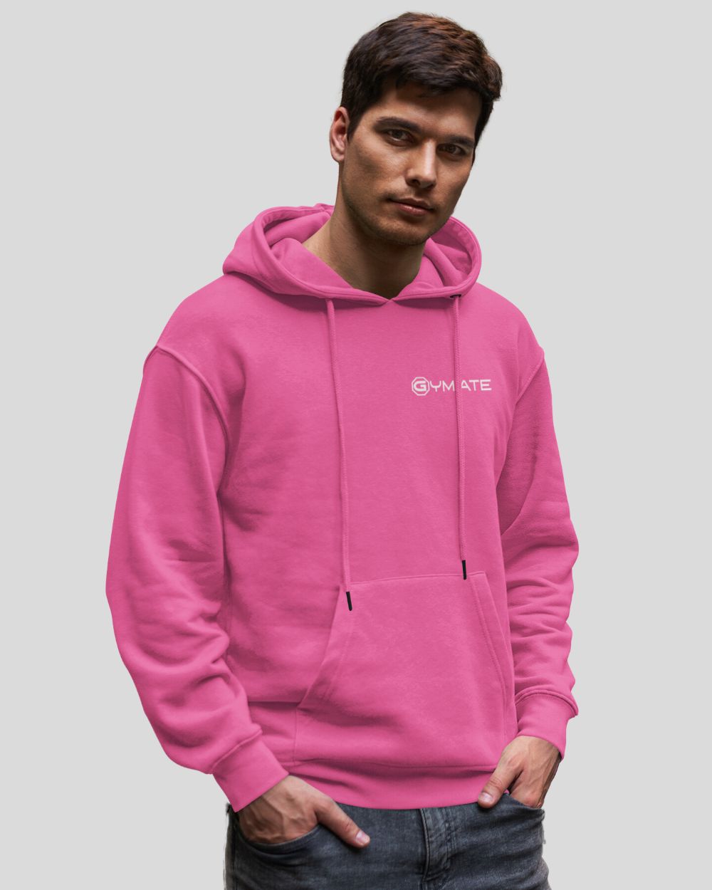 Mens pink designer hoodie cheap