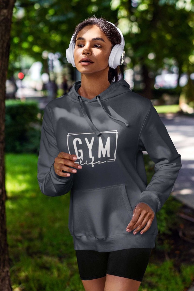 Stylish Hoodies For Women Activewear / Athleisure Fit | Gym Life logo airforce blue