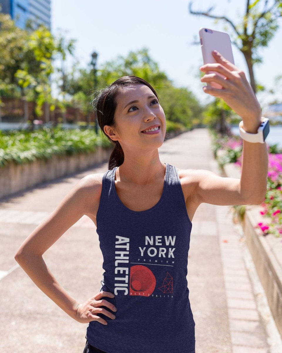 stylish tank top for women's Activewear & leisure wear | Athletic New York navy