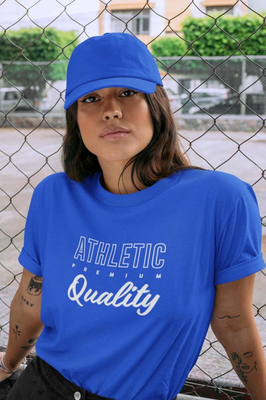 slogan t shirts womens Activewear & leisure wear | Athletic quality blue