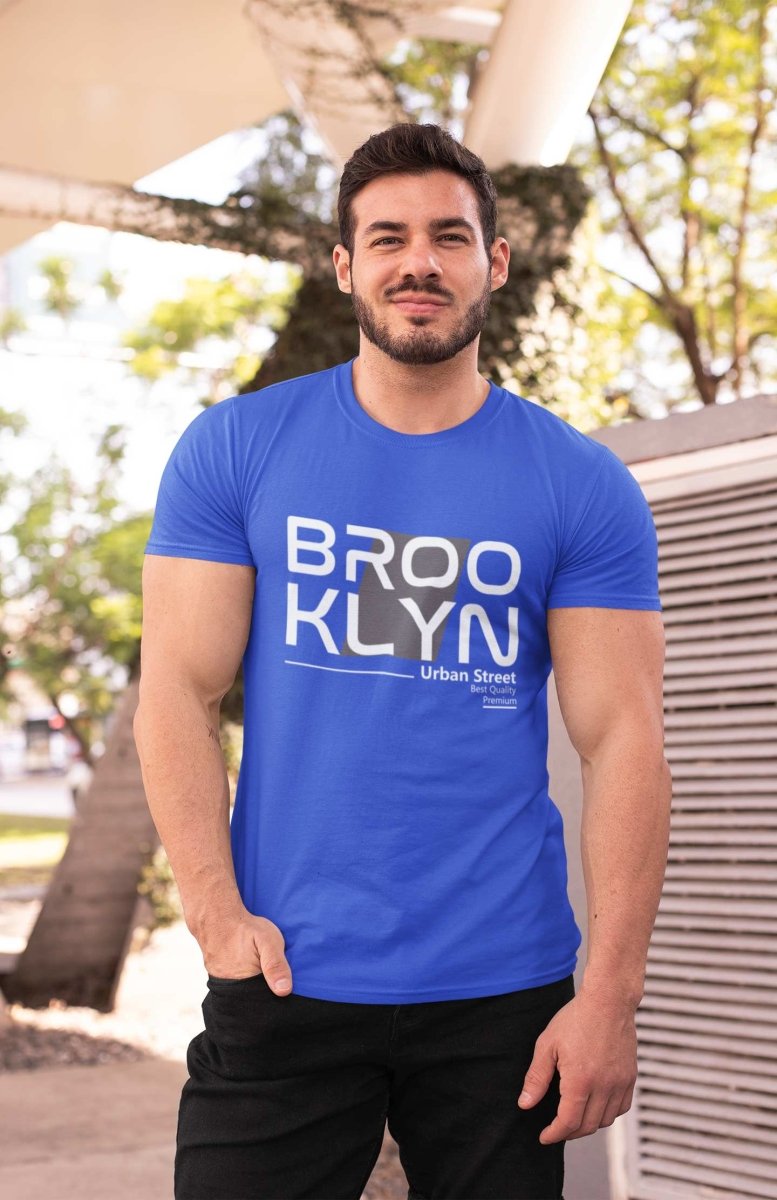 T shirts mens stylish Activewear & | Brooklyn blue