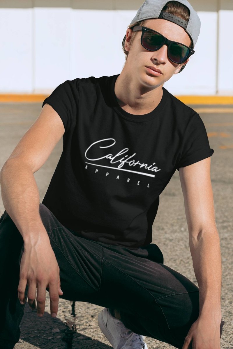 Cool t shirts Mens | mens summer t shirts | California apparel black