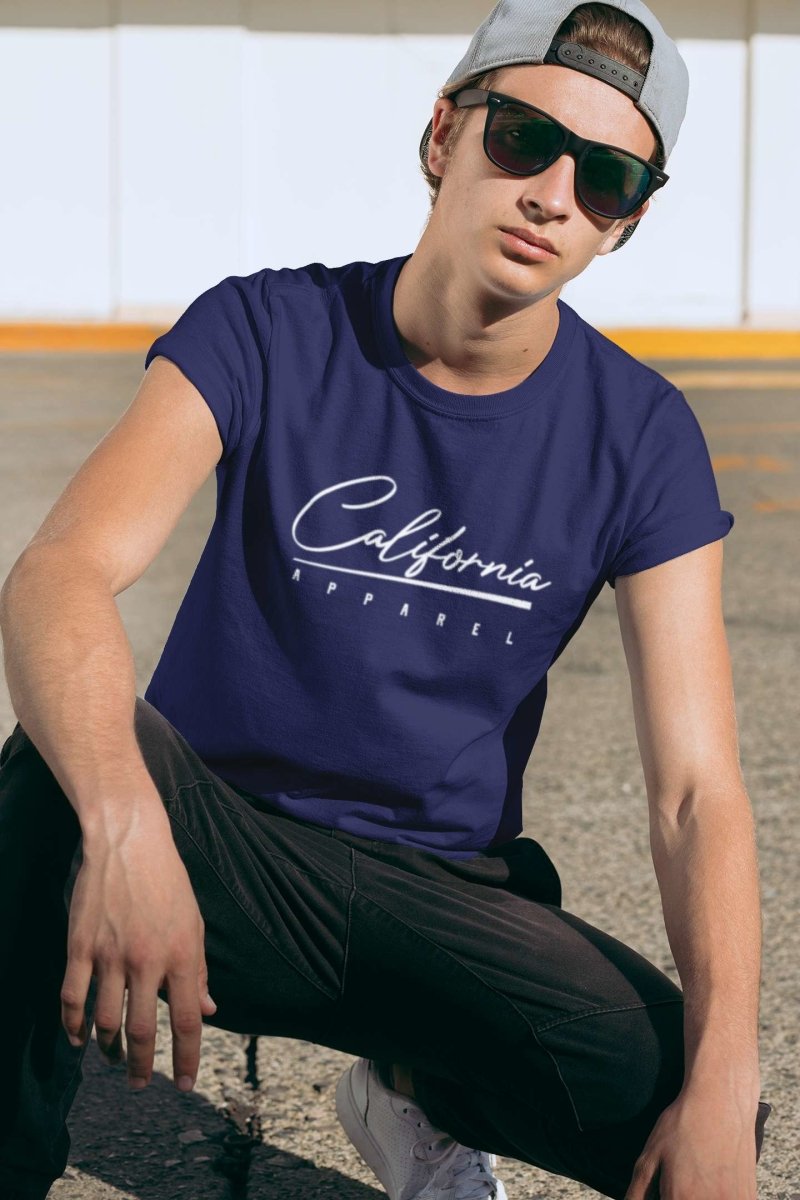 Cool t shirts Mens | mens summer t shirts | California apparel navy