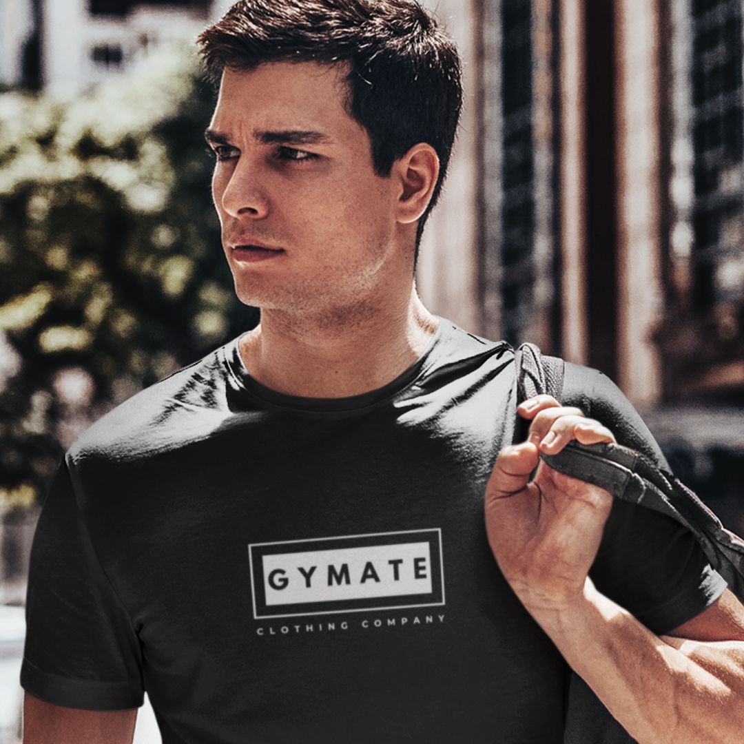 Stylish T Shirt to inspire Men | Gymate clothing dark grey