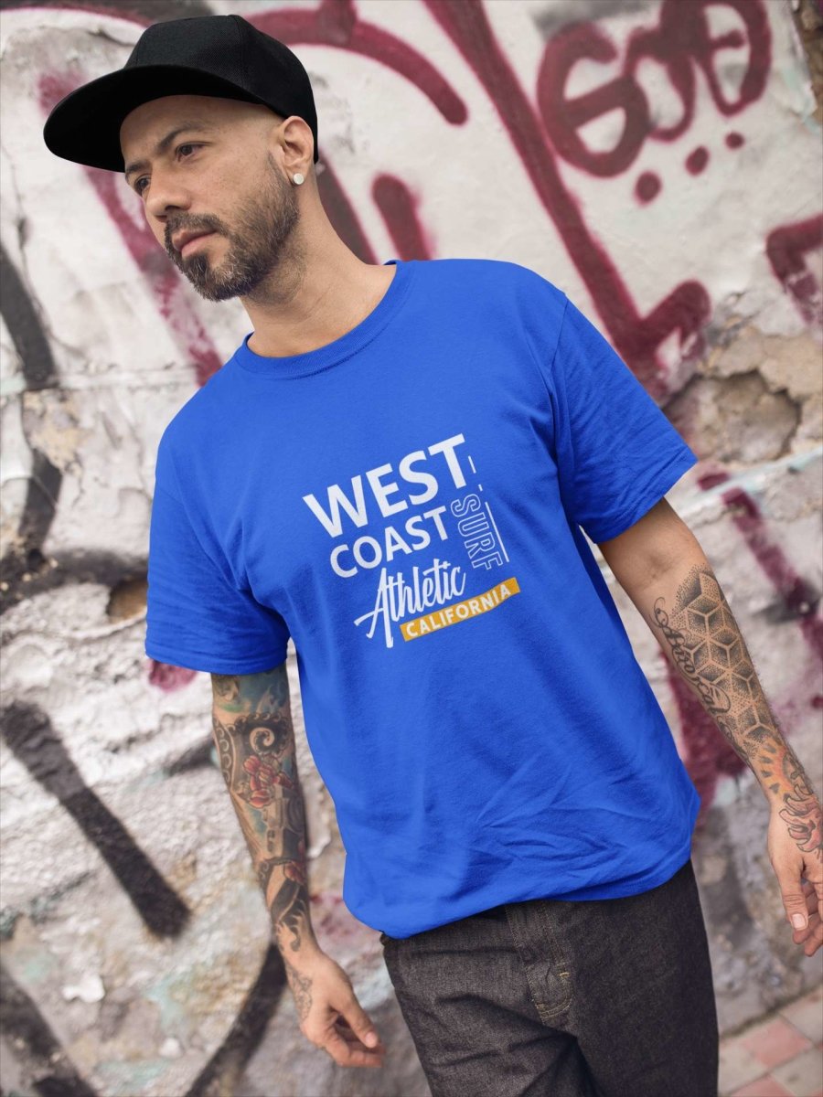 stylish mens t shirts Mens Activewear & | West Coast Athletic blue