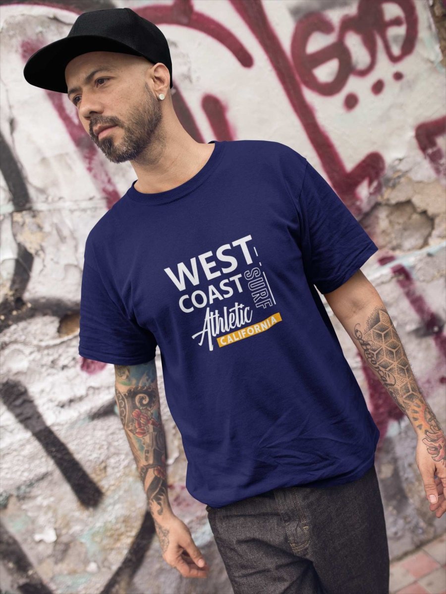 stylish t shirts Mens Activewear & | West Coast Athletic navy