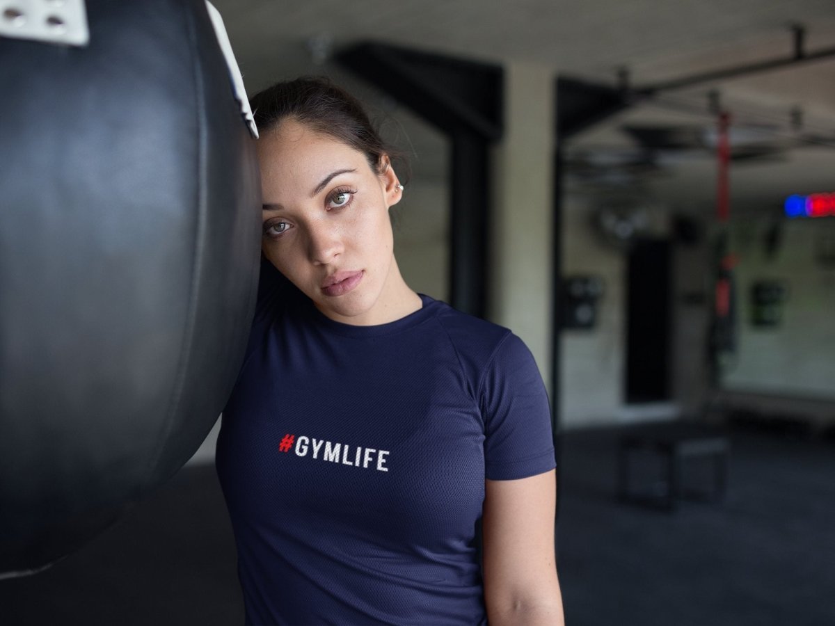 Stylish T shirts for women Activewear or everyday comfort | #GYMLIFE navy