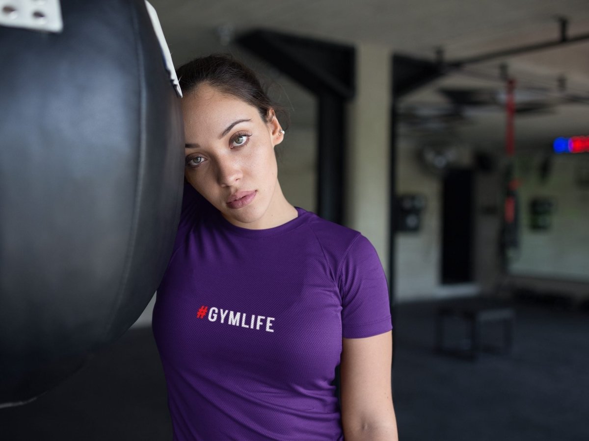 Stylish T shirts for women Activewear or everyday comfort | #GYMLIFE purple