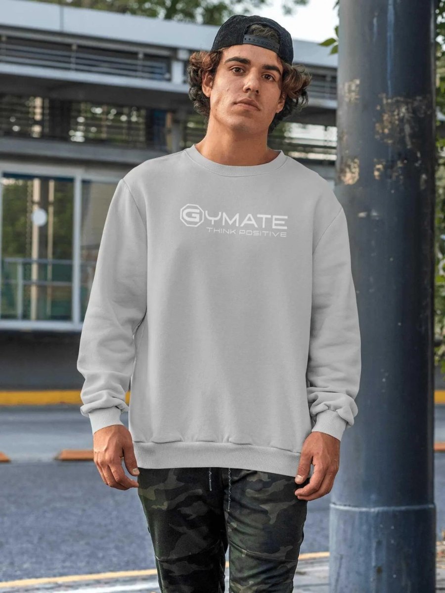 Mens Sweatshirt For Style Activewear light grey 2