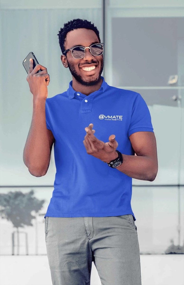 Mens Polo T Shirts: Affordable Fitness and Everyday Athleisure blue
