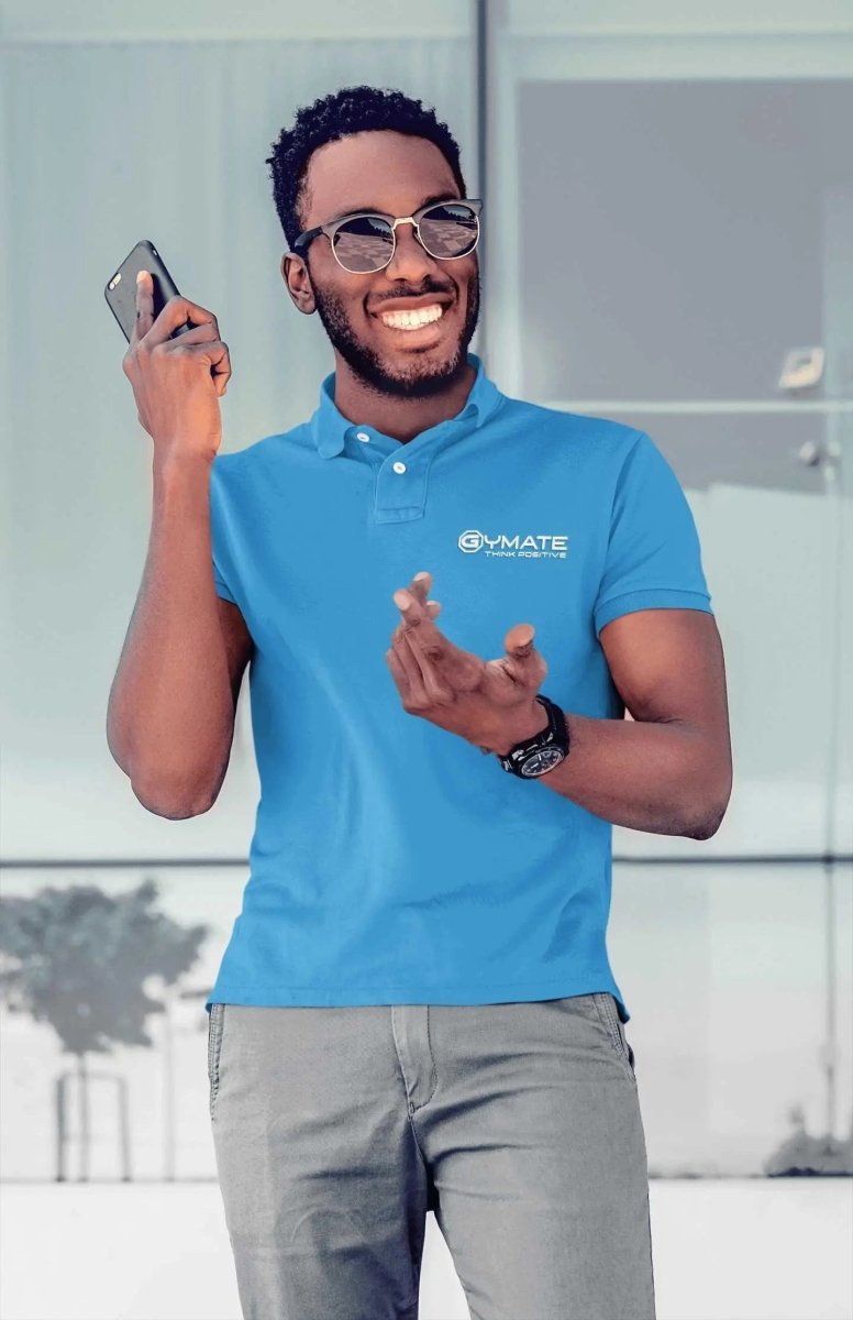 Mens Polo T Shirts: Affordable Fitness and Everyday Athleisure sapphire blue