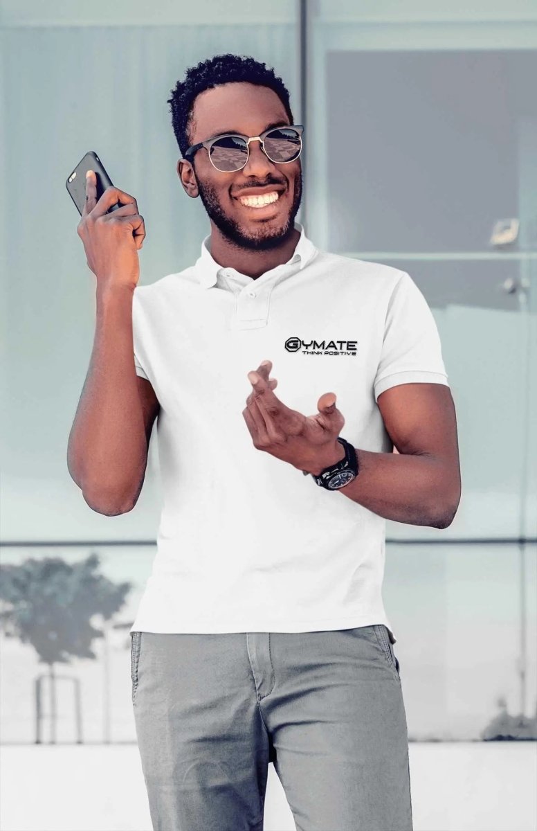 Mens Polo T Shirts: Affordable Fitness and Everyday Athleisure |White 2